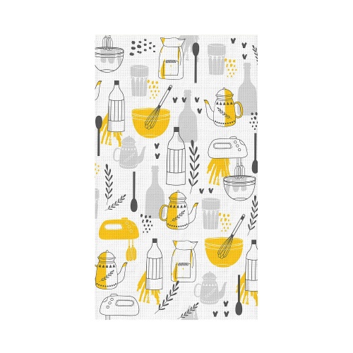Полотенце вафельное "Посуда v2"